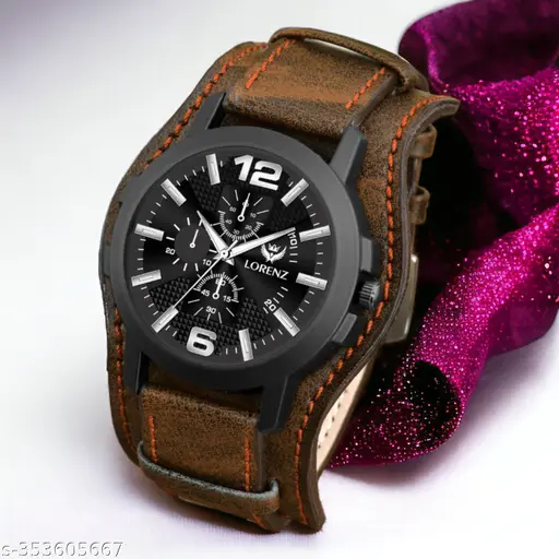 Lorenz Two-in-one detachable bracelet strap watch for Men | Watch for Boys (Brown) | MK-4027R